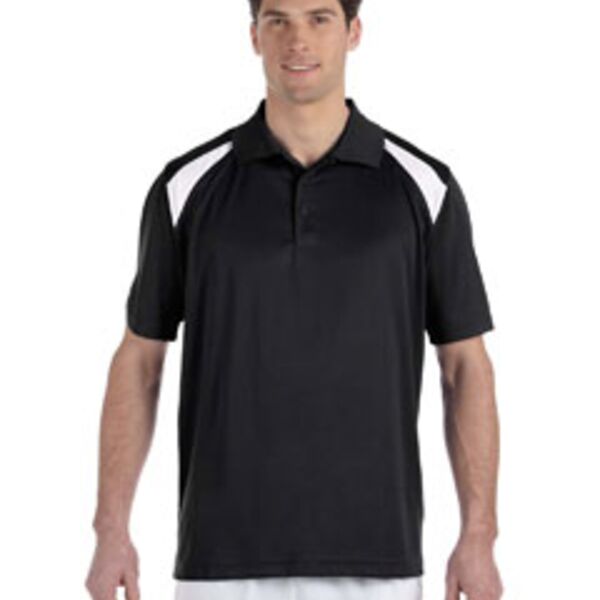 Adult 4 oz. Polytech Colorblock Polo Thumbnail