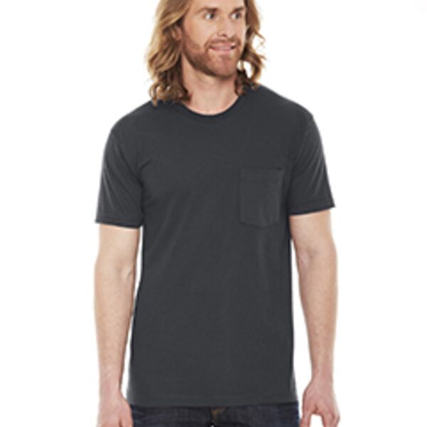 Unisex Fine Jersey Pocket Short-Sleeve T-Shirt Thumbnail